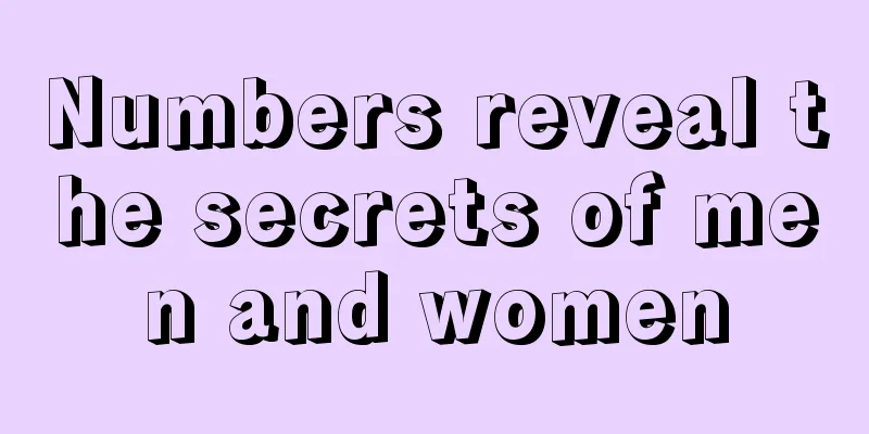 Numbers reveal the secrets of men and women