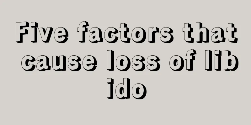 Five factors that cause loss of libido