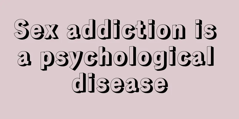 Sex addiction is a psychological disease