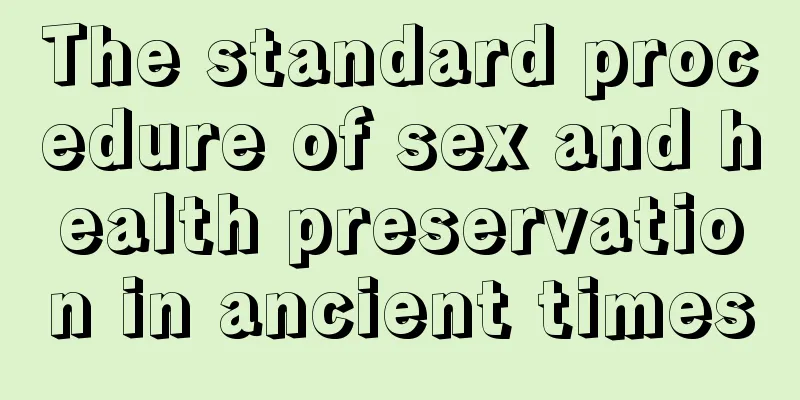 The standard procedure of sex and health preservation in ancient times