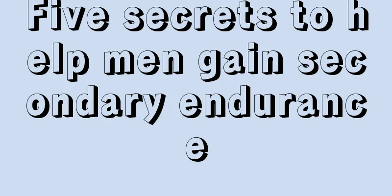 Five secrets to help men gain secondary endurance