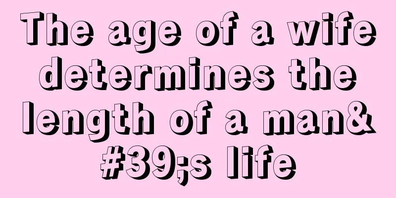 The age of a wife determines the length of a man's life