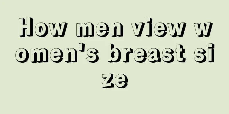 How men view women's breast size