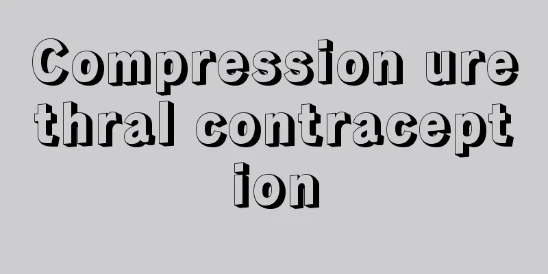 Compression urethral contraception