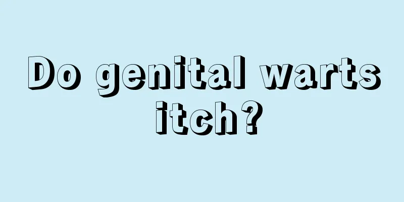 Do genital warts itch?