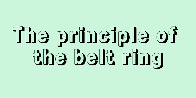 The principle of the belt ring