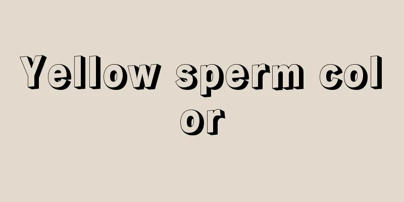 Yellow sperm color