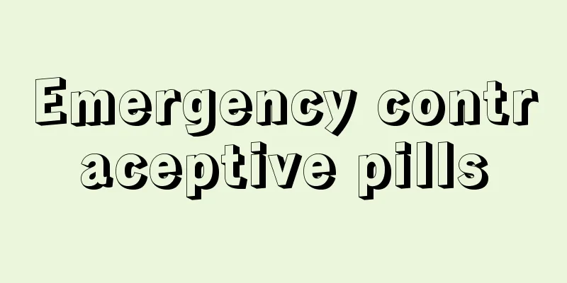 Emergency contraceptive pills