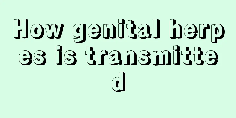 How genital herpes is transmitted