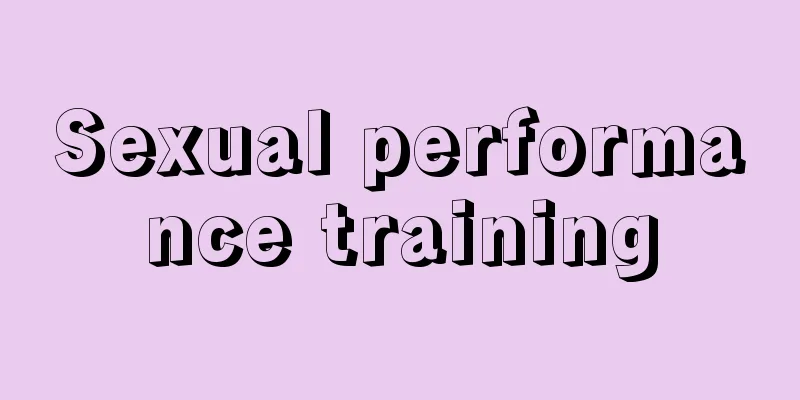 Sexual performance training