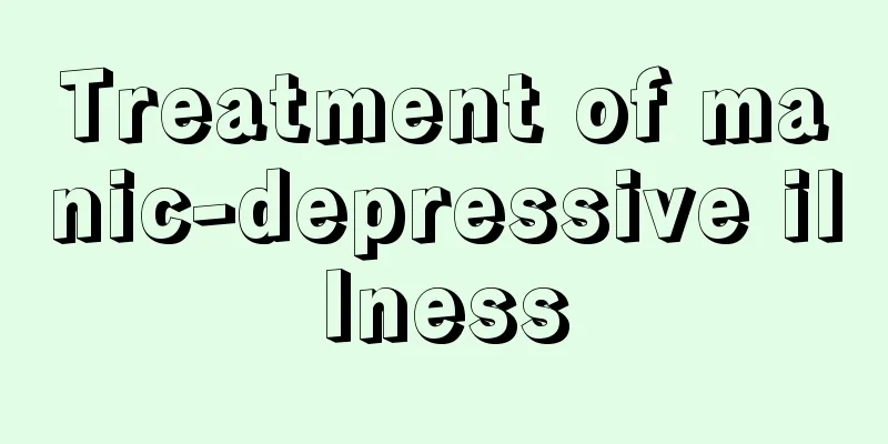 Treatment of manic-depressive illness