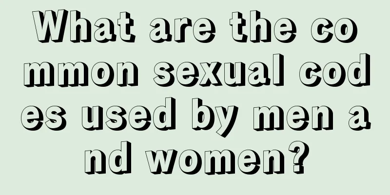 What are the common sexual codes used by men and women?